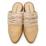 Kelsi Dagger  Brooklyn Alder Mules Size 9 Tan Leather Pointed Toe Boho Slip On Photo 5