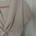 The Pants Store  Cream Crop Top Photo 3