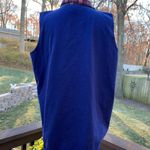 Disney Mickey Mouse Jerry Leigh Top L Blue Sleeveless 90’s Button Up Y2K VTG Photo 3