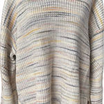 Michael Stars  Cream Gray Cozy Sweater Button Detail v-neck neutral Photo 0