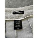 Hilary Radley Light Grey Linen KneeLength Unisex Casual Shorts Size Large Photo 2
