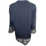 Studio Works  Black Lace Cardigan Size M Photo 2