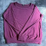 Buffalo David Bitton  Purple Sweater Size M Pullover Burgundy Knit Comfort Winter Photo 0