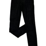 Ci Sono Black Leggings Suede Side Zip Closure Size Small (36-60) Photo 4