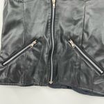 Highway Original style lifestyle clothing black vest faux leather moto sz medium Photo 2