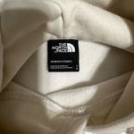 The North Face  Woman’s Large Hoodie Cream Off White Fleece Logo Pullover Photo 2