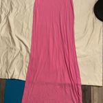 SKIMS Soft Lounge Rib Knit Long Slip Sleeveless Maxi Dress Pink XL Snatch Waist Photo 4
