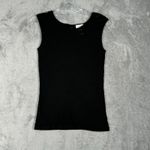 Loft Sweater Womens Small Black Knit Top Neutral Whimsigoth Dark Fairy Grunge Photo 1