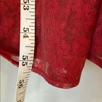 Vintage 70's Red Lace Donna Richard for Gilligan & O'Malley Nightgown Dress Size M Photo 6