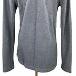 H by Bordeaux Navy Fleece Zip Up Sweatshirt Moto Jacket Photo 9