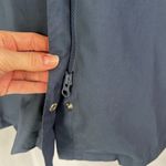 Travel Smith Navy Blue Double Zipper Duster Trench Jacket Windbreaker Size MD Size M Photo 7