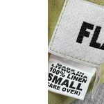 Flax  Top Short Sleeve Blouse T-Shirt Linen Lime Green‎ Size Small Photo 6