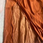 Kori - rust satin maxi skirt size small Photo 1