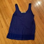 Michael Stars  original tee blue cotton and silk one size Photo 2