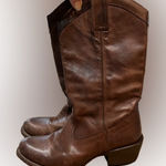 Stetson  Brown Leather Boots Sz 5 Womens Western Boho Broken In Photo 0