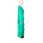 Boohoo  Green Ruffle Long Sleeve Maxi Dress Photo 4