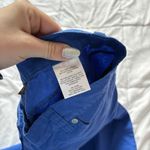 Vintage 90s Y2K Hip Hop Womens Size 8 Blue Capri Pants Casual Linen Blend Beach Photo 7