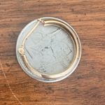 10k Gold Thick Textured Hoops Photo 6