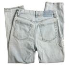 Abercrombie & Fitch The Ankle Straight Ultra High-Rise light wash jeans Photo 5