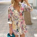 ZARA Blogger's Fav | NWT Floral Belt Dress Photo 14