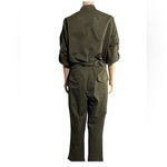 Hot & Delicious  Jumpsuit Green Army 100%Cotton Size L Photo 3