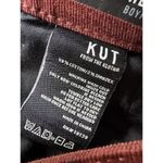 Kut From The Kloth Womens Jeans Red Size 12 BOYFRIEND Catherine Corduroy Blend Photo 5
