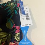 SkinnyDippers Miraclesuit Flapjack One Shoulder Reversible Floral‎ Swimsuit Med Black Photo 3