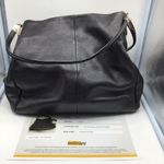 Coach black leather three compartment shoulder bag Photo 1