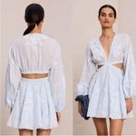 A.L.C. NEW NWT Irene Cutout Dress In Ice Water Blue Photo 4