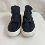 blowfish  women's Mabbit gray knit zip high top sneakers shoes casual neutral 7 Photo 1