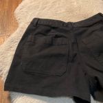 Quince  Shorts Size 6 Black Organic Cotton Utility Stretch Twill Womens‎ Photo 6
