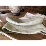 Coach  Leather Crossbody Bag  Mint-Green Pebbled Leather Tassel Shoulder Purse Photo 8