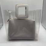 Staud Shirley Bag in Clear/White White Photo 6
