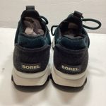 Sorel women’s Teal Knit High-Top Sneakers Photo 4