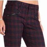 joe's jeans Joe’s Zip Coated Plaid Stretch Skinny Jeans Photo 0