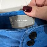 Everlane  The Organic Cotton Straight Leg Heritage Blue Twill Pants Photo 6