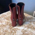 Nasty Gal Burgundy Leather Booties Photo 2