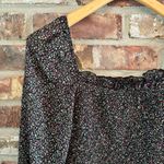 Dress Forum  Smocked Puff Sleeve Floral Mini Dress, L Photo 5