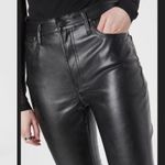 Gap Black Faux Leather Vintage Slim Fit High Rise Pants 30w 10 Photo 3
