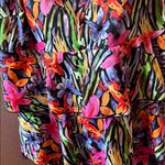 Fit4u Floral Ruffle Women's swimsuit Top 14 Pink Photo 1