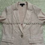 St. John  Blazer Knit Jacket Wool Blend 3/4 Sleeves Sz 14 Photo 8