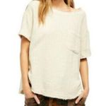 We The Free FREE PEOPLE  Womens Tee Sunny Road Stylish Beige Size M Photo 1