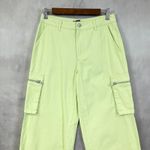 Forever 21  Womens Cargo‎ Pants Size Small Green Utility Streetwear Y2K Wide Leg Photo 1