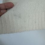 White + Warren Cashmere Sweater Cardigan Large Cream Waterfall Draped Open Front Photo 4