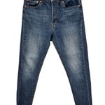 Levi's Levi’s Wedgie Skinny Buttonfly Crop Frayed Size 30 Photo 0