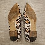 Valentino Garavani 💕💕 Calf Hair Leopard Print Rockstud Ballet Flats 38 EU Photo 6