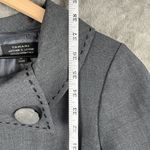 Tahari Arthur S Levine Gray Wide Collar Sheath Dress 4P Short Sleeve Career Photo 5