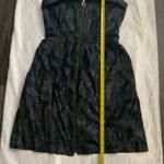 Staring At Stars Urban Outfitters Strapless Tapestry Zip Dress 4 Metallic Floral Photo 10