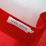 Tanya Taylor One Shoulder Cut Out Midi Dress Photo 3