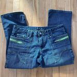 Neon Stitch Capris Green Size 32 Photo 0